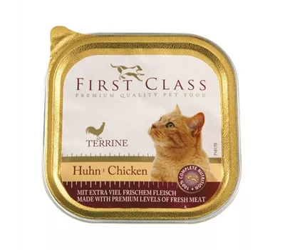 First class Katzenschale Huhn