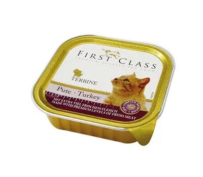 First class Katzenschale Pute