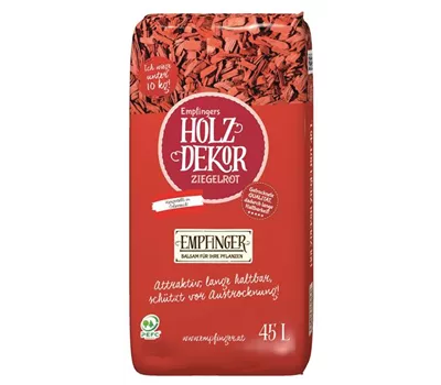 Empfinger Holzdekor ziegelrot