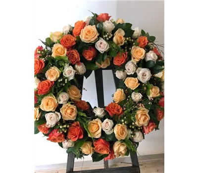 Trauerkranz Biedermeierform L