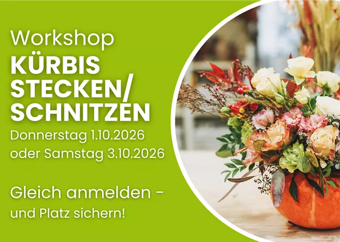 Workshop Kürbisgesteck