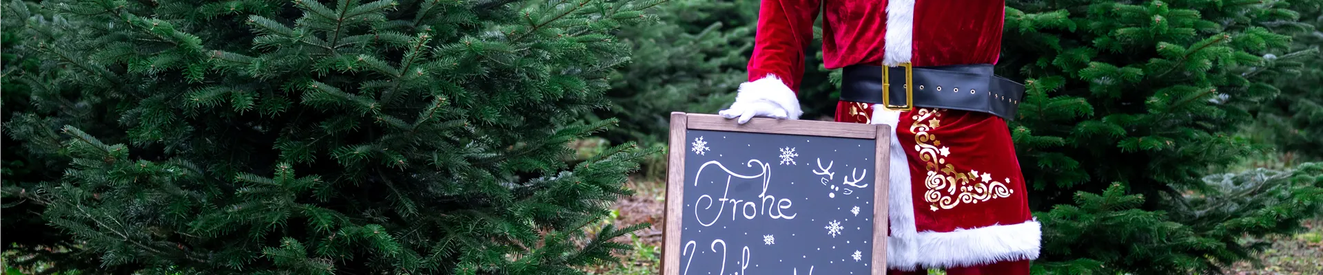 Tannenbaum schlagen - Weihnachtsmann