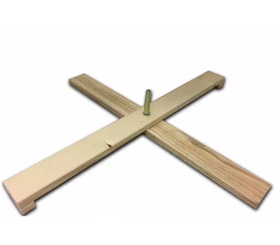 Easyfix Christbaumständer Holzkreuz